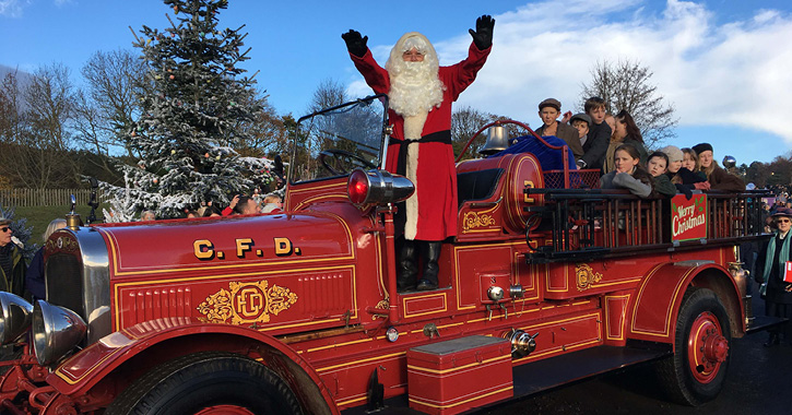 santa visits durham